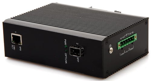 工业级千兆一光一电光纤收发器 集成POE拓展的强大网络传输解决方案